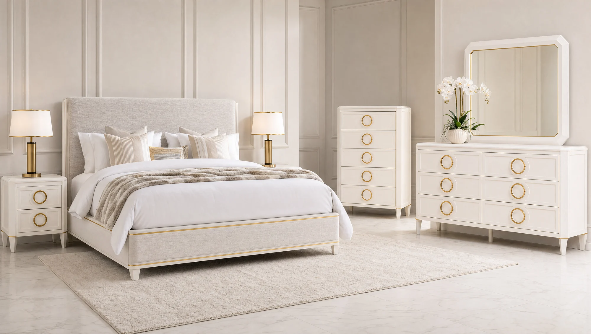 White Glam with Gold — frame 2