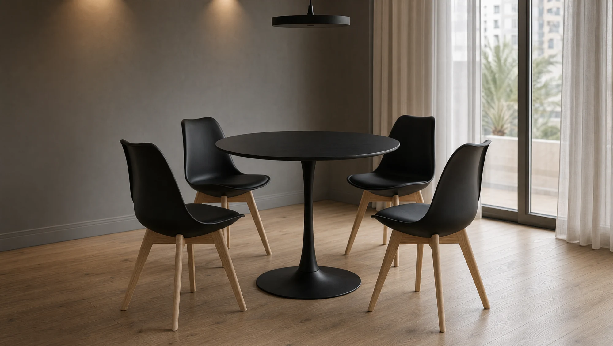 Graphite Luxe — Round Table