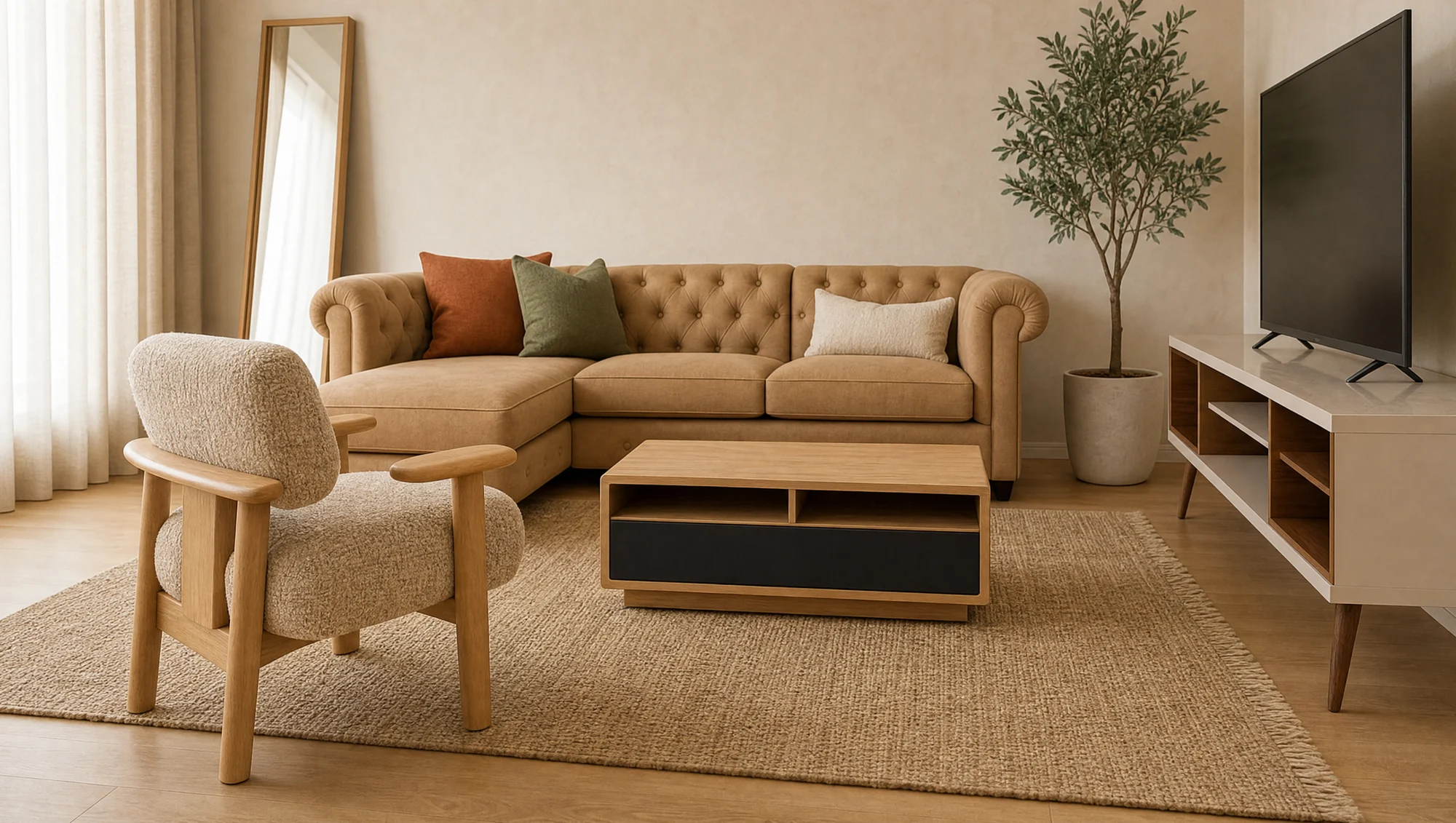 Oak — Warm Japandi — frame 2