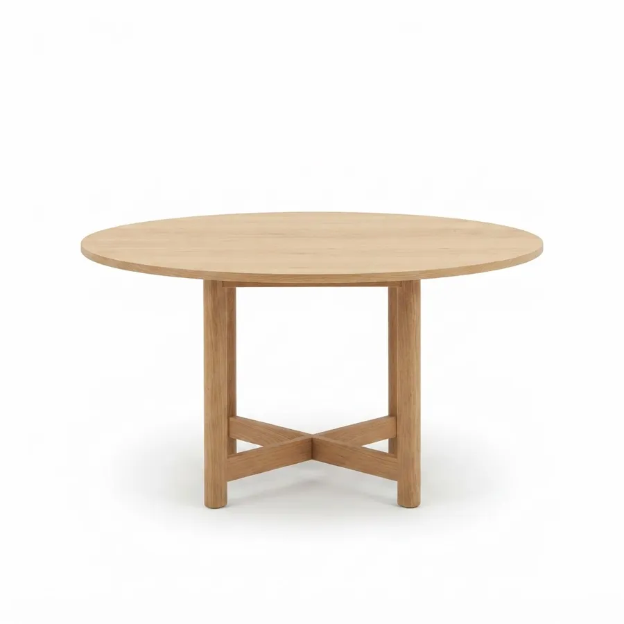 Table (round, solid oak)