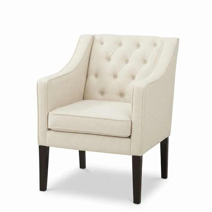 Tufted armchair
